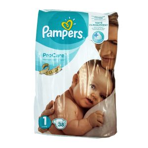 Pampers couches ProCare T1 (2-5kgs) x38