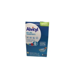 Alvityl - 10 sucettes mal des transports