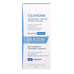 Ducray Squanorm shampooing pellicules grasses - 200ml