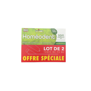 Homéodent dentifirce chlorophylle 2x75mL