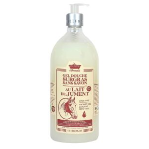 Gel douche surgras sans savon lait de jument 1L