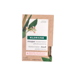 KLORANE Masque poudre traitant pellicules persistantes x8