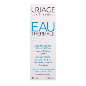 Uriage crème d'eau riche SPF 20 40mL