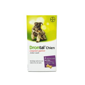 Drontal Chien 4 comprimés vermifuges