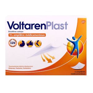 Voltarenplast 1% Emplatre 5