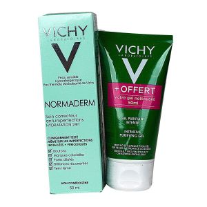 Normaderm correcteur 50ml + gel nettoyant 50ml offert