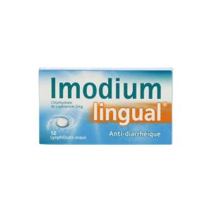 Imodium Lingual 2mg 12 lyophylisats oraux goût menthe