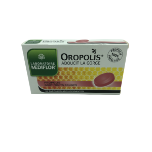 Oropolis Fruit Rge S/suc Pastille 20