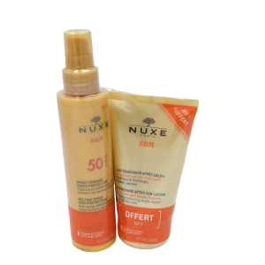 Spray fondant SPF 50 + 100mL lait fraîcheur offert