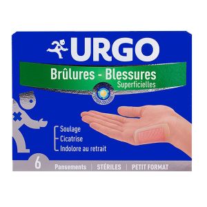 Urgo Brulures Pansement Petit modèle: 6 unités