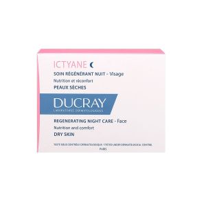 Ictyane - Crème nuit peaux sèches 50mL