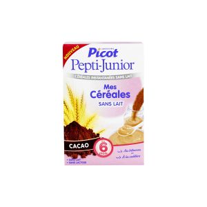 Pepti-junior céréales sans lait cacao 300g 6mois+