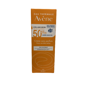 Crème Sans Parfum Peaux Sensibles Sèches 50+SPF -50ml