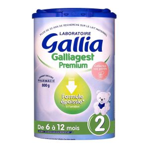 Gallia Galliagest 2ème âge lait poudre bébé 6-12mois 800g