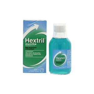 Hextril Menthe bain de bouche antiseptique 200mL