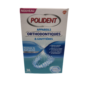 Polident Appareils orthodontiques et gouttières +36 comprimés