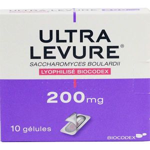 Ultralevure 200mg 10 gélules