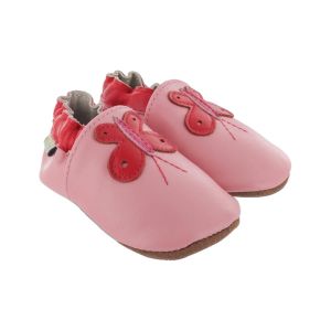 SHOOP'S - Chaussons en cuir 6-12 mois [Papillon]