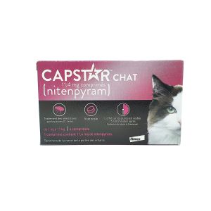 Capstar 6 comprimés Chat 1 à 11kg