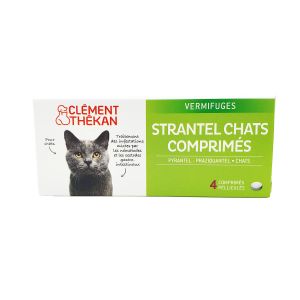 Thekan Vermifuges Strantel Chat - 4 Comprimés