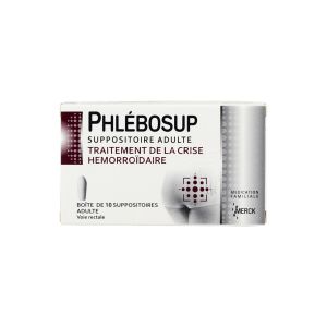 Phlébosup - Adulte 10 suppositoires