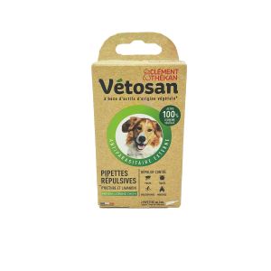 Vétosan - Pipettes Répulsives Antiparasitaire Moyen/Grand Chien - 2x 3mL