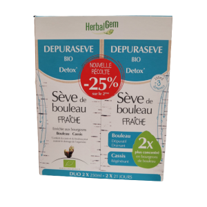 Herbalgem - Depuraseve 2*250 ml