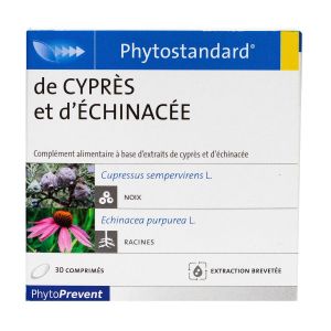 Phytostandard Cyprès/Echinacée- 30 comprimés
