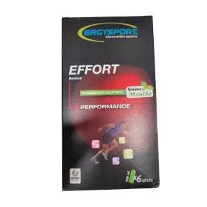 Ergysport - Effort - performance - 6 sticks - Saveur Menthe