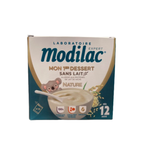 Modilac Mon 1er Dessert Sans Lait Nature dès 12mois 10 sachets