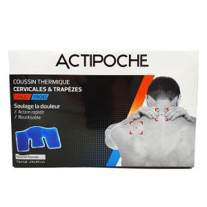 Actipoche Coussin Cervicales et trapèses 24x40cm