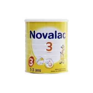 Novalac 3ème âge lait poudre bébé 1-3ans 800g