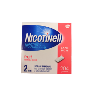 Nicotinell 2mg Gomme Fruit S/s