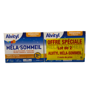 Alvityl Méla-Sommeil triple action lot de 2