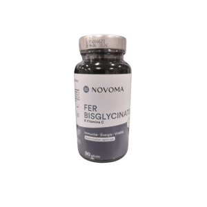 Novoma - Fer Bisglycinate et Vit C - 90 gélules