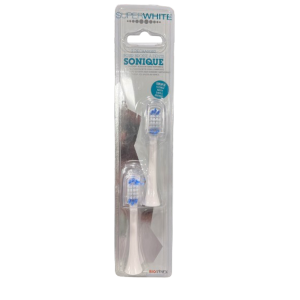 Biosynex SuperWhite 2 Recharges Pour Brosse A Dent Sonique Blanc