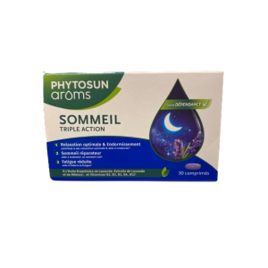 Phytosunaroms Sommeil Triple Action 30 comprimés