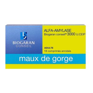 Alfa-amylase 3 000u Biogaran Conseil