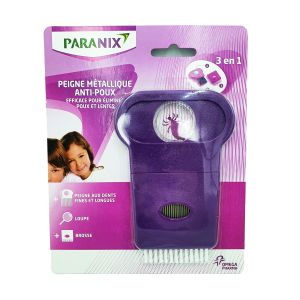 Paranix Peigne Metal Anti poux 3en1