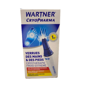 Wartner Cryopharma Cerrues des mains et des pieds