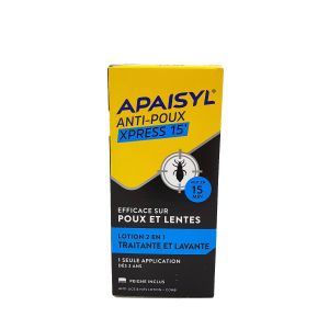 Apaisyl anti-poux express 15min + Peigne - 100ml