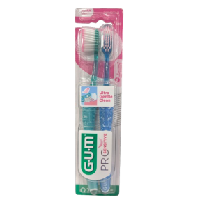 Lot de 2 brosse a dents Gum Pro Sensitive Ultra Soft