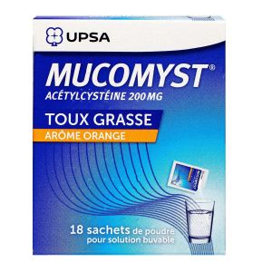 Mucomyst 200mg Sachet 18