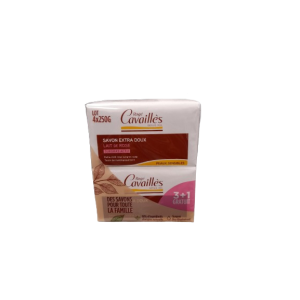 Savon surgras lait de rose 4x250g (dont 1 offert)