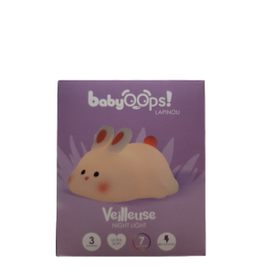 Veilleuse Lapinou BabyOOps! Rechargeable - Ultra Soft