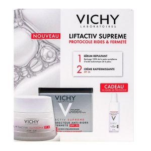 Coffret LiftActiv Supreme anti-rides 50ml + H.A. Epidermic sérum 10ml offert