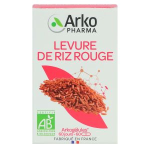 Arkogélules Levure de riz rouge bio 60 gélules