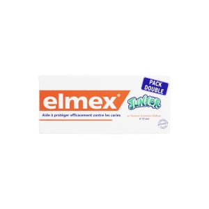 Elmex - Dentifrice junior 6-12ans 2x75mL