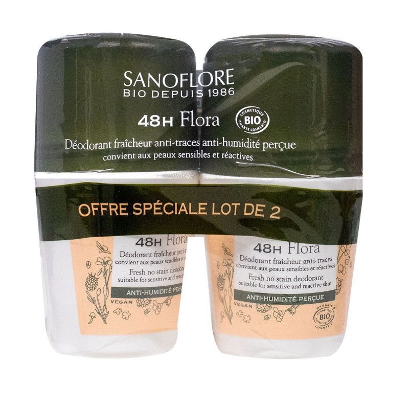 Nuage de fraîcheur déo efficacité 24h roll-on 2x50ml