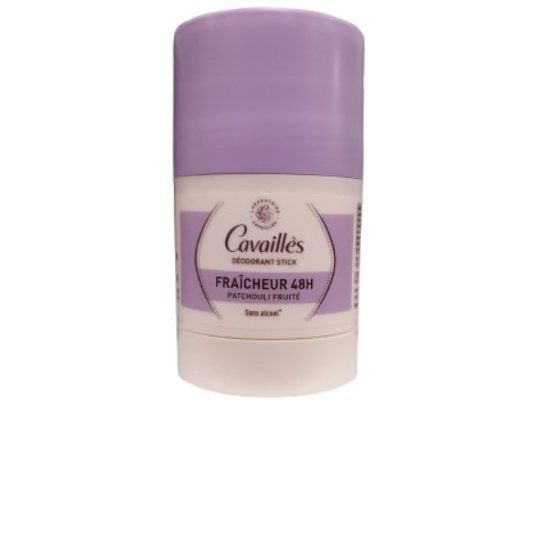Cavaillès STICK - Déodorant Fraîcheur 48H Patchouli Stick - Tous Types de Peaux, 50g